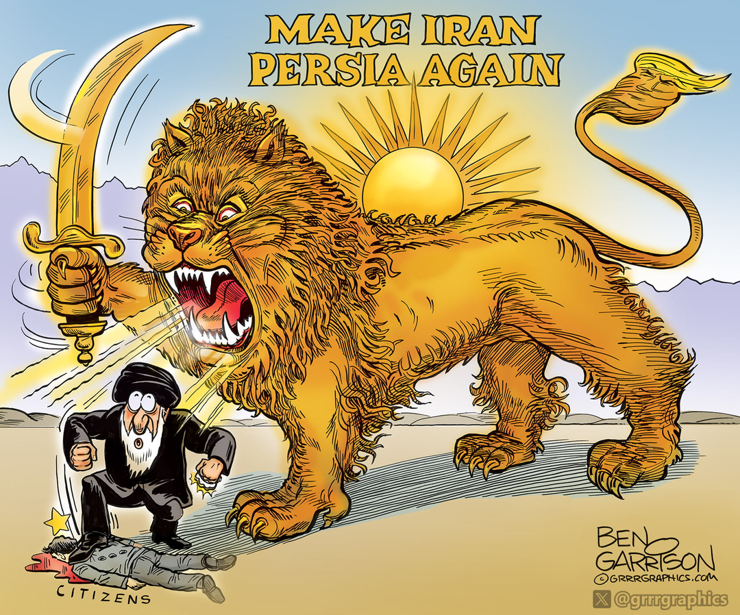 Make Iran Persia Again! panel 1